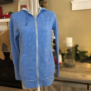 Heathered blue sz small sweatshirt